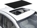 Car Window Shade, 25.6"×39.4" Automotive Sunroof Cling Sun Shade Blocker, Magnetic Breathable Mesh Vehicle Sunshade for Sun Glare and UV Rays Protection, Car Accessories