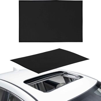 Car Sunroof Sunshade Cover  Updated | Car Window Screens for Camping with Sun Glare, UV Rays | Moonroof Cover with Breathable Mesh Sun Shade | Enhanced Magnetic Stripes (38x24 Inches)