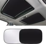 2PCS Car Sunroof Sunshade, Sunroof Cover, Foldable UV Reflector Reflective Covers Block UV Rays Glare, Sunroof Shade Sunshade Heat Isolate Fit for ,  &  R56